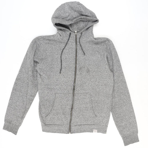 BellField Men's Grey Full Zip Hoodie Size M Casual Fleece
