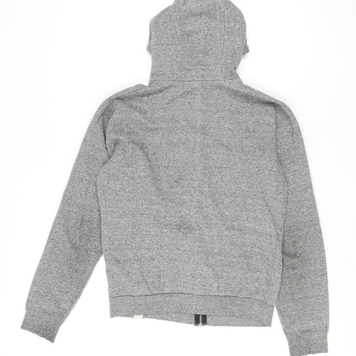 BellField Men's Grey Full Zip Hoodie Size M Casual Fleece