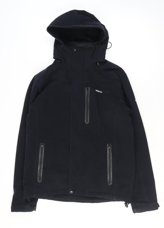 Northfinder Men's Black M Softshell Waterproof Hooded Parka Jacket