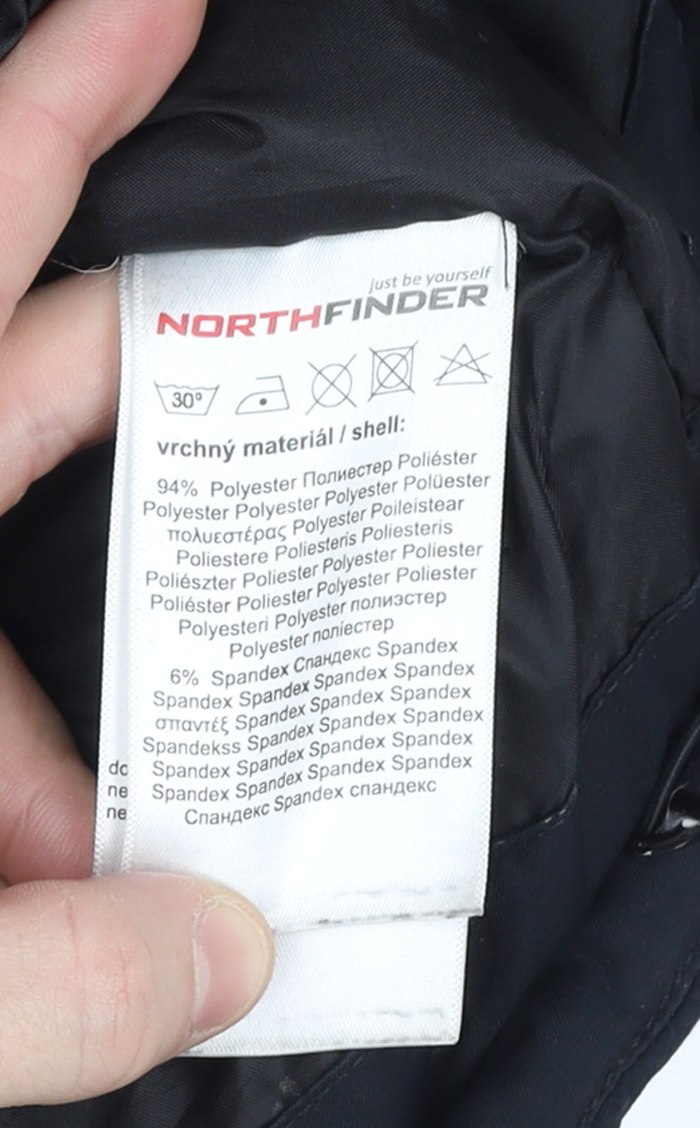 Northfinder Men's Black M Softshell Waterproof Hooded Parka Jacket