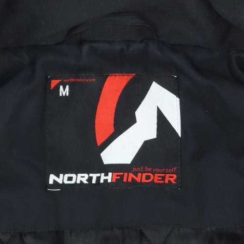 Northfinder Men's Black M Softshell Waterproof Hooded Parka Jacket