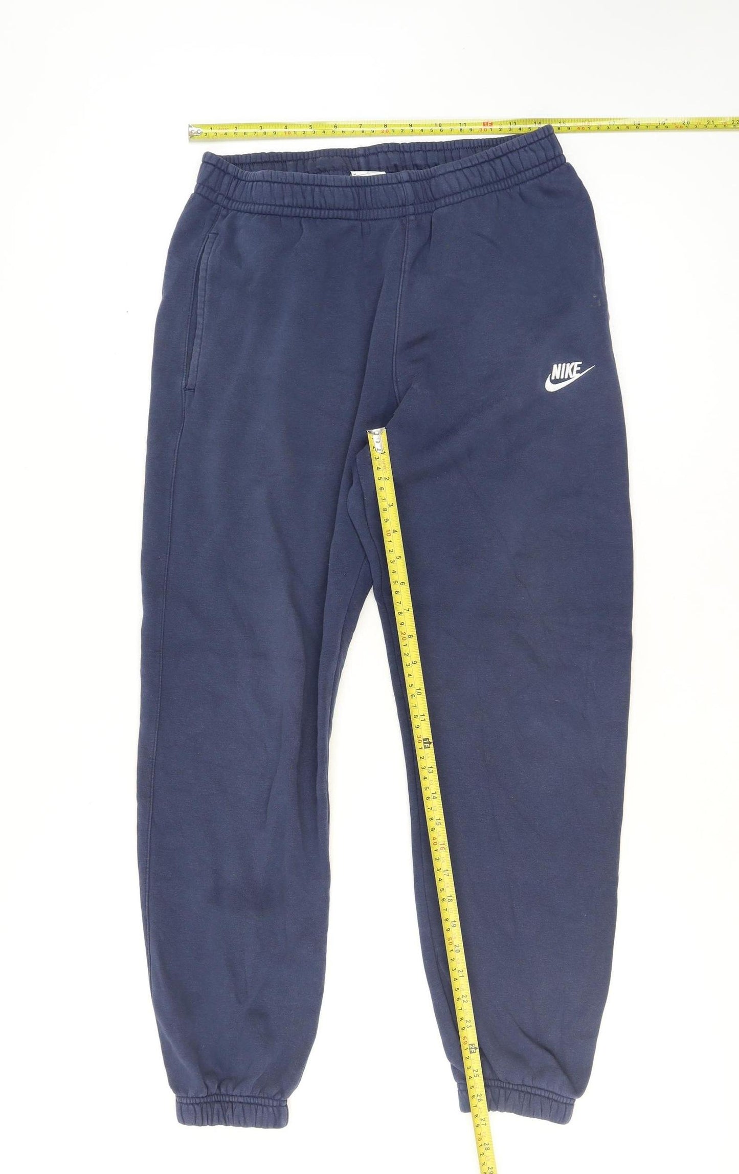 Nike Men's Blue Fleece Jogger Sweatpants M Regular Fit Activewear