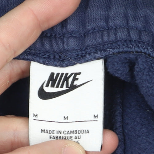 Nike Men's Blue Fleece Jogger Sweatpants M Regular Fit Activewear