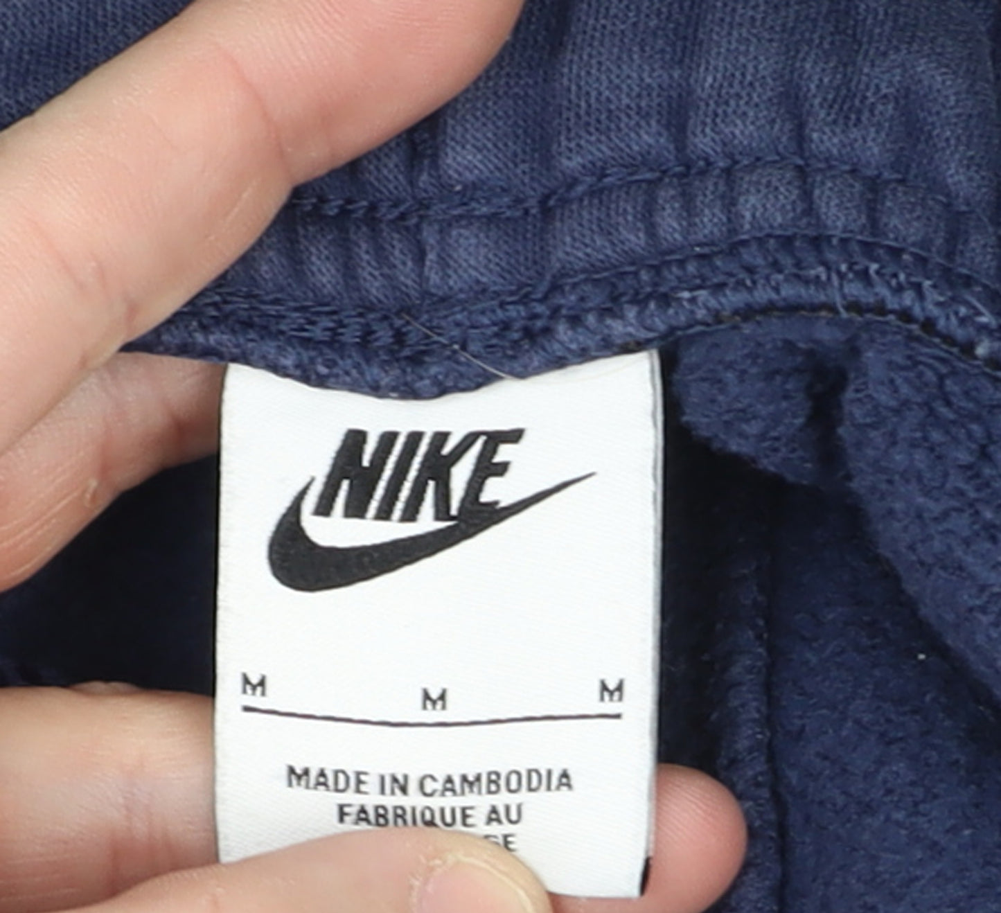Nike Men's Blue Fleece Jogger Sweatpants M Regular Fit Activewear