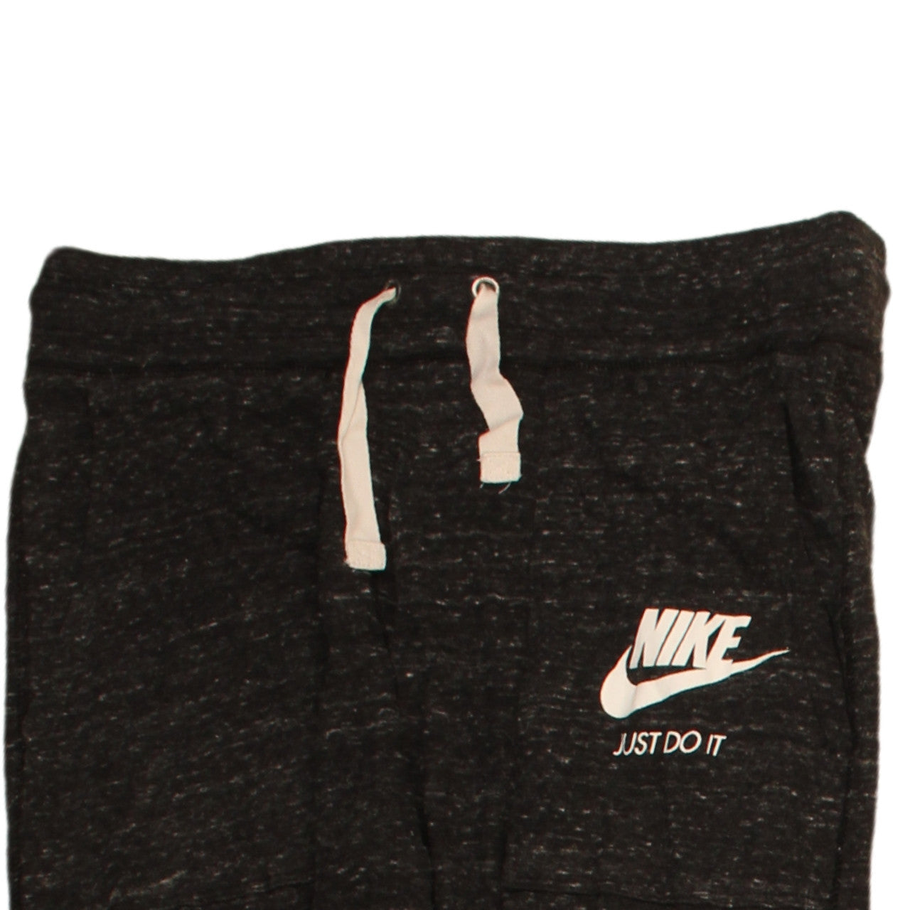 Nike Womens Black Jogger Trousers S Regular Fit Logo Drawstring
