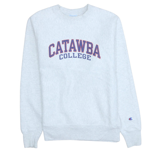 Champion Men's Grey Small Reverse Weave College Sweatshirt