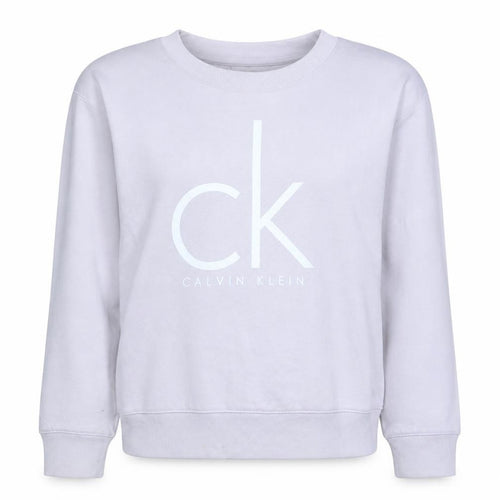 Calvin Klein Jeans Womens Pale Pink Sweatshirt M Logo Crew Neck