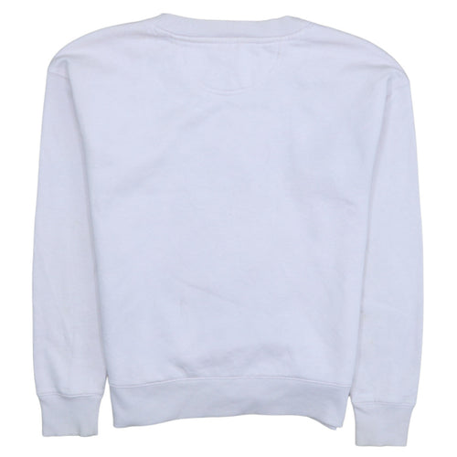 Calvin Klein Jeans Womens Pale Pink Sweatshirt M Logo Crew Neck