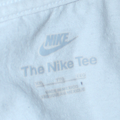 Nike Men's White 2XL Pullover Long Sleeve Crew Neck Sweatshirt