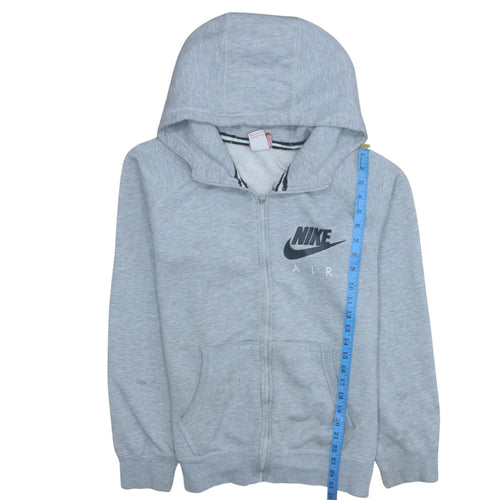 Nike Men’s Grey Full Zip Hoodie XL Sportswear Sweatshirt