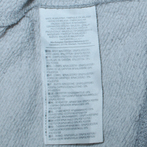 Nike Men’s Grey Full Zip Hoodie XL Sportswear Sweatshirt