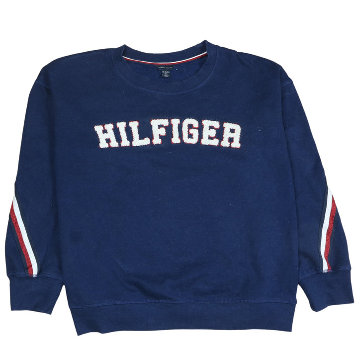 Tommy Hilfiger Women Navy Blue XL Sweatshirt with Logo Detail