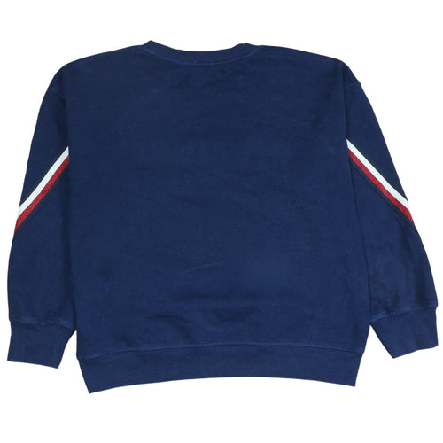 Tommy Hilfiger Women Navy Blue XL Sweatshirt with Logo Detail