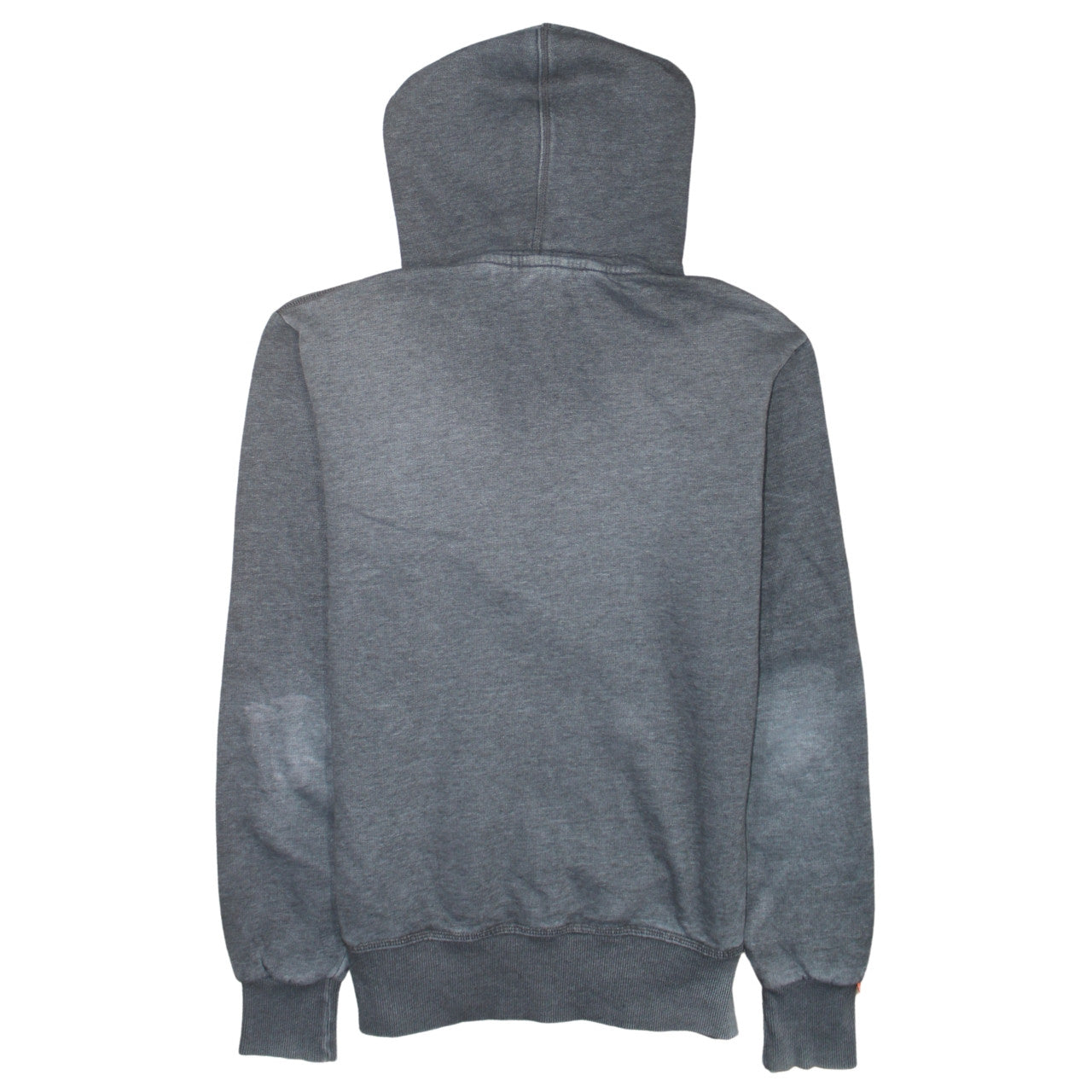 Superdry Men's Grey Pullover Hoodie M Graphic Logo Fleece Sweatshirt