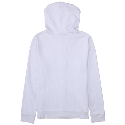 GAP Women Pink Full Zip Hoodie Medium Glitter Logo Cotton Blend