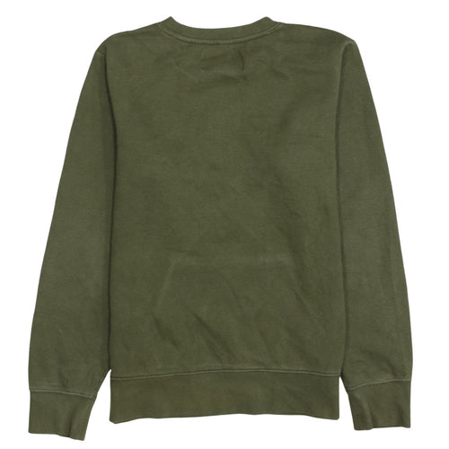 Jordan Boys Green Black Sweatshirt Crew Neck Fleece Regular Fit 10-11 Years