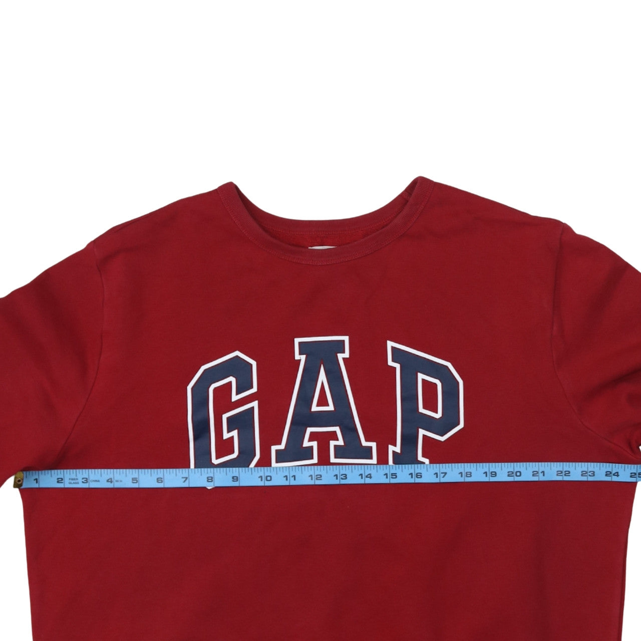 GAP Mens Red XL Crew Neck Logo Pullover Sweatshirt