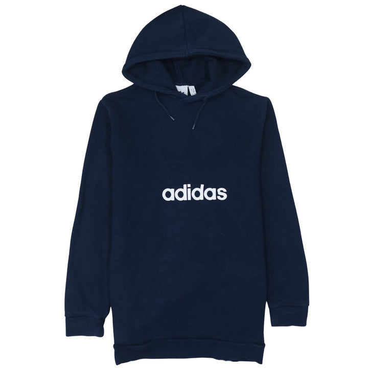 Adidas Men's Blue Pullover Hoodie M Regular Fit Sports Sweatshirt