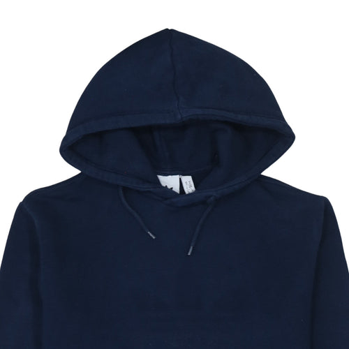 Adidas Men's Blue Pullover Hoodie M Regular Fit Sports Sweatshirt