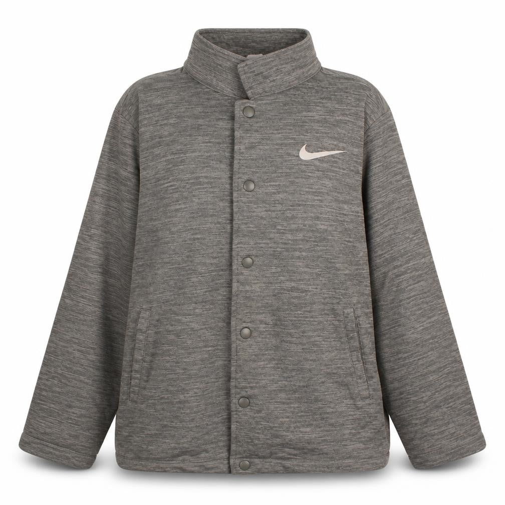 Nike Womens Grey Therma-Fit L Sports Jacket Water Resistant Lined