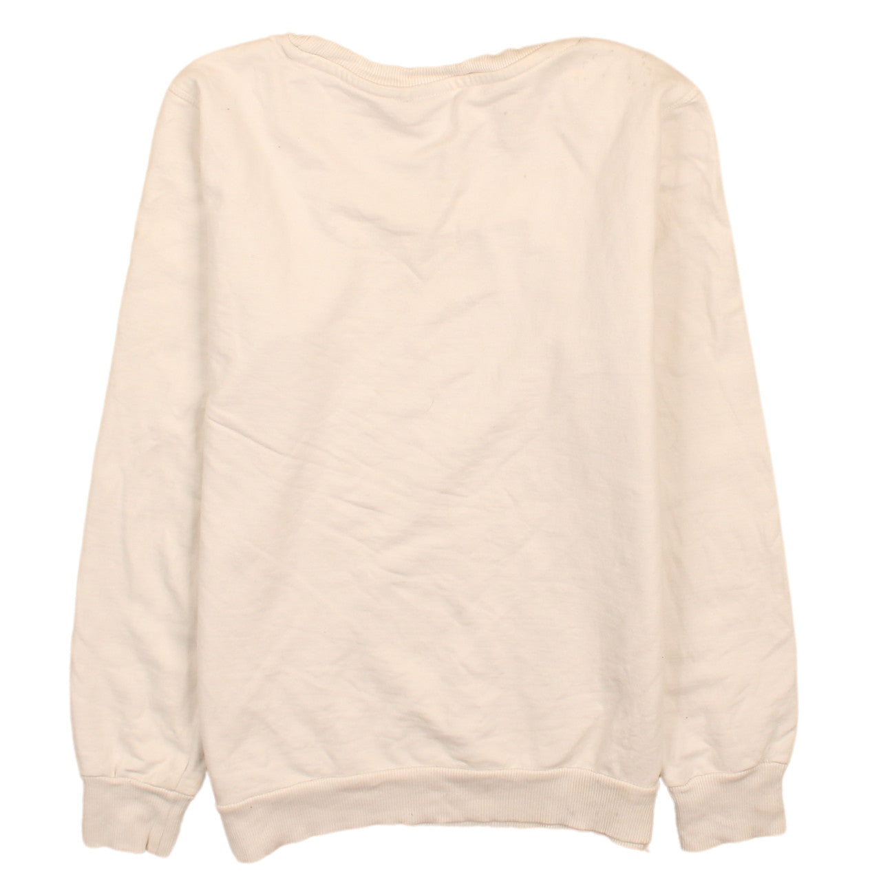 Disney Womens Ivory Minnie Mouse Pullover Sweatshirt XS