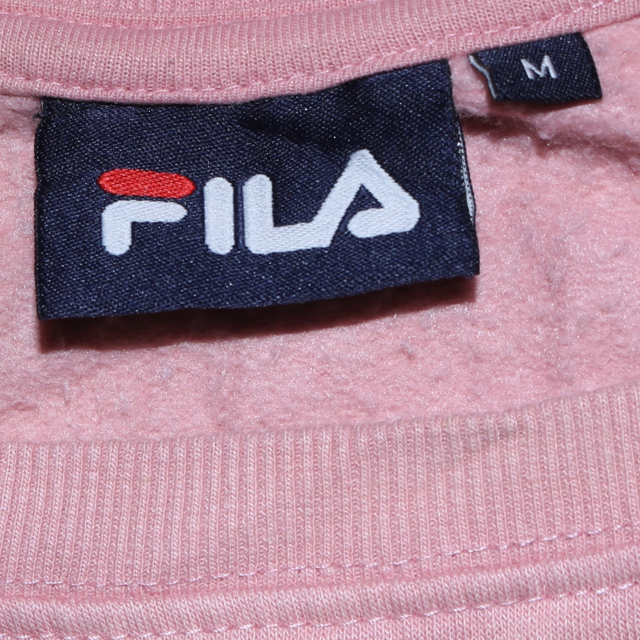 FILA Womens Pink Crew Neck Pullover Sweatshirt M