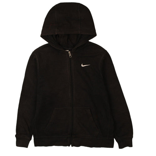 Nike Boys Black Full Zip Fleece Hoodie XL 13-15 Years Sportswear