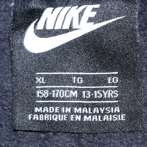 Nike Boys Black Full Zip Fleece Hoodie XL 13-15 Years Sportswear