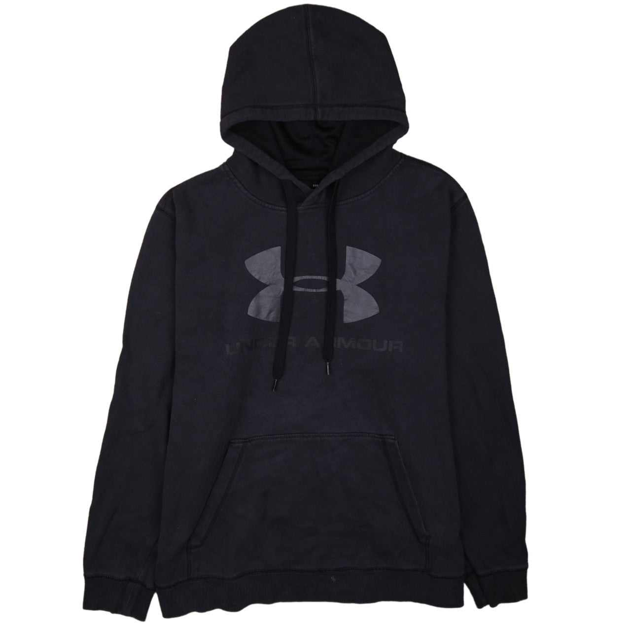 Under Armour Men's Black 2XL Pullover Hoodie ColdGear Fitted