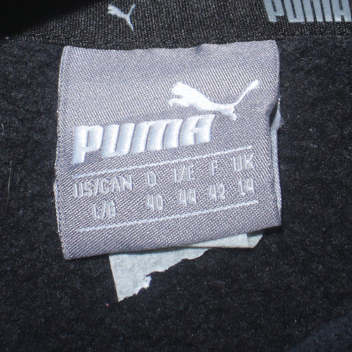 Puma Women's Black Pullover Hoodie Size 14 Hooded Sweatshirt