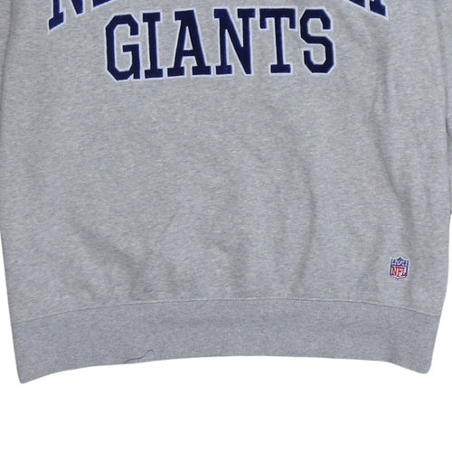 H&M Womens Grey New York Giants Pullover Sweatshirt Size S