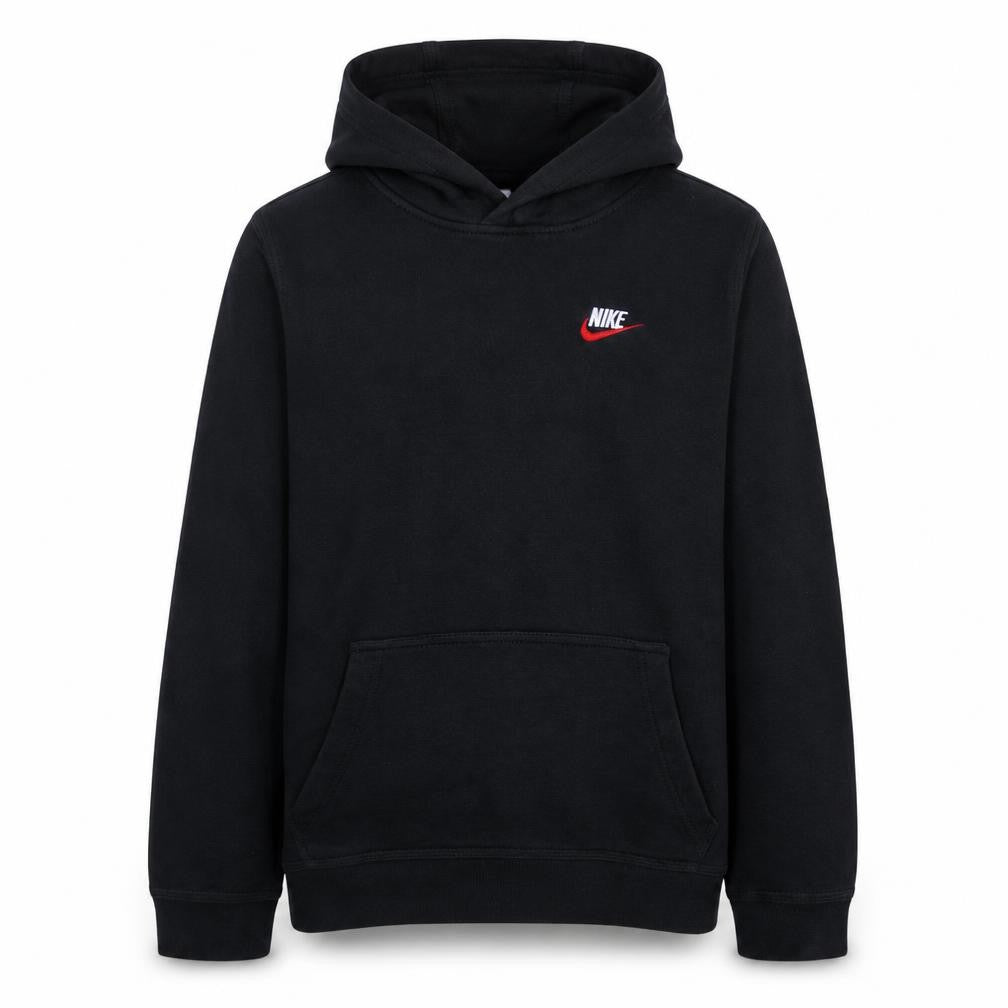 Nike Boys Black XL Pullover Hoodie Sweatshirt Fleece Lined Casual
