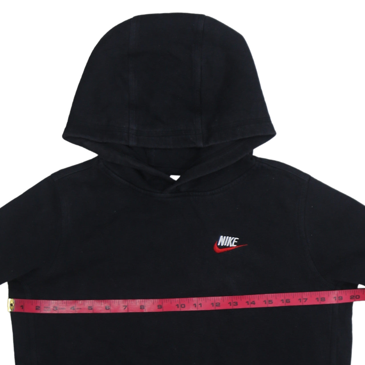 Nike Boys Black XL Pullover Hoodie Sweatshirt Fleece Lined Casual