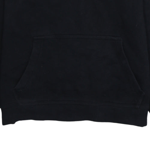Nike Boys Black XL Pullover Hoodie Sweatshirt Fleece Lined Casual