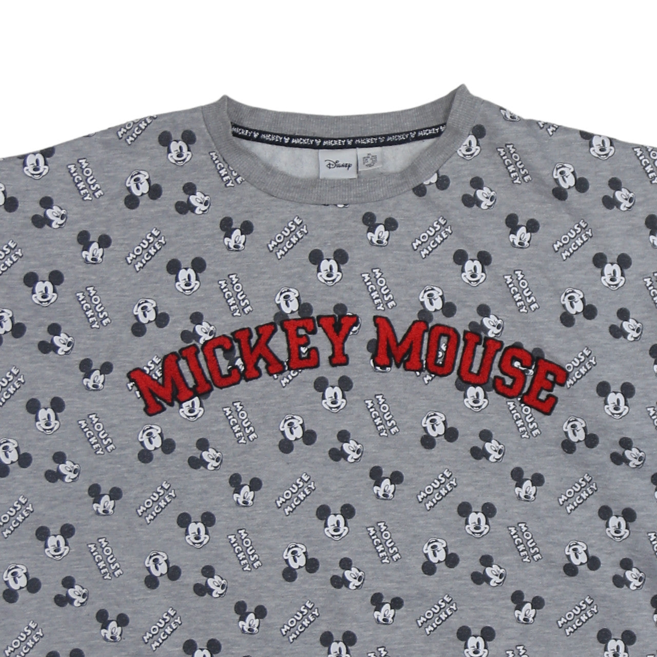 Disney Womens Grey Mickey Mouse Print Sweatshirt XL
