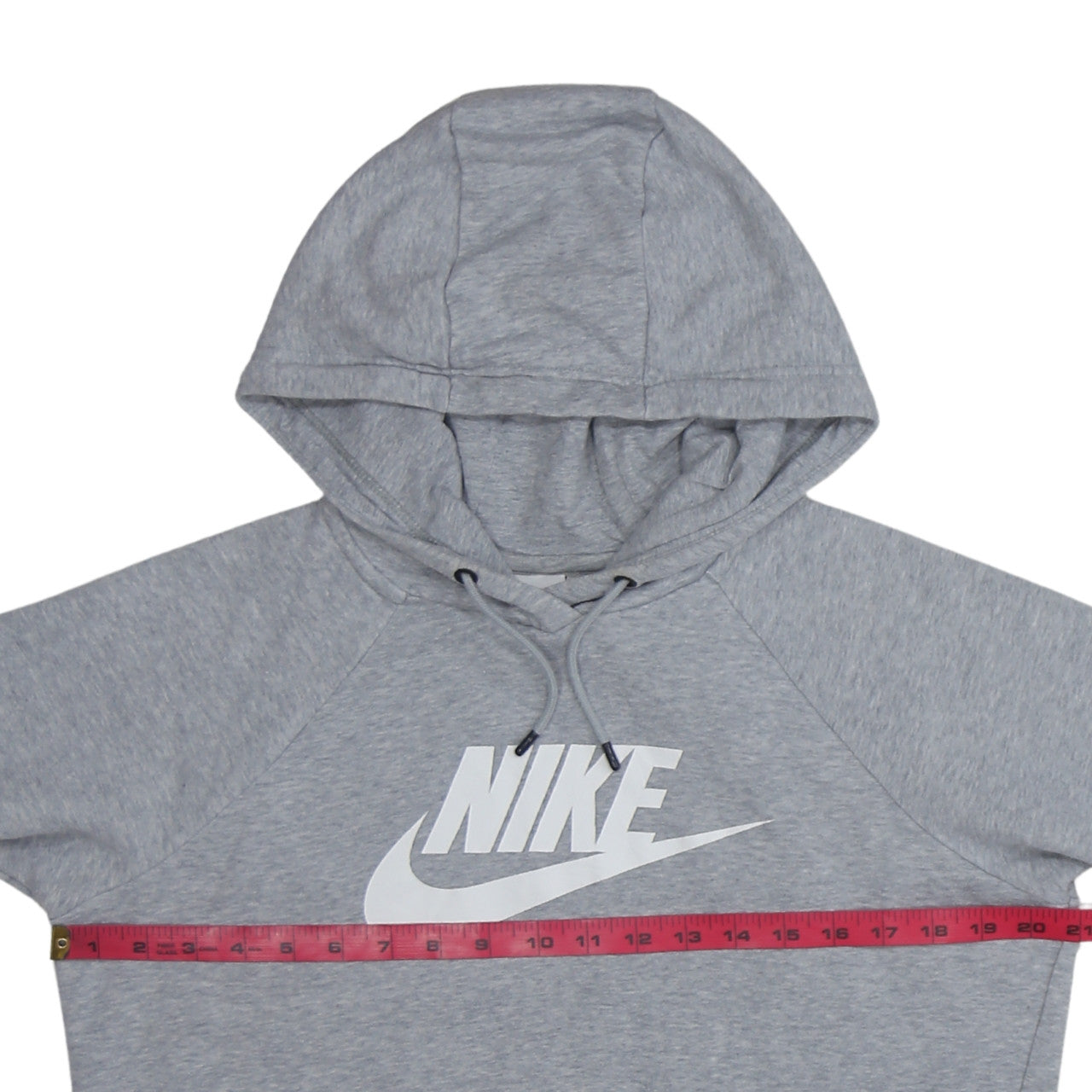 Nike Men's Grey Pullover Hoodie Small Logo Fleece Sportswear