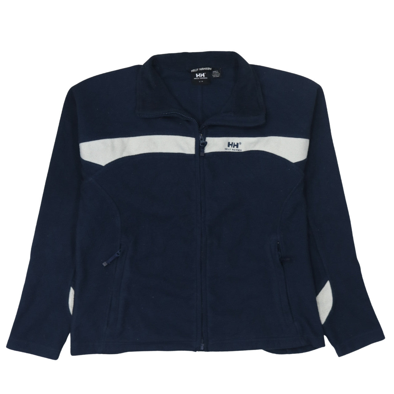 Helly Hansen Men's Blue Full Zip Fleece Sweatshirt Size L