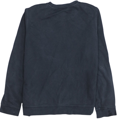 Nike Boys Black XL Crew Neck Fleece Pullover Sweatshirt with Logo