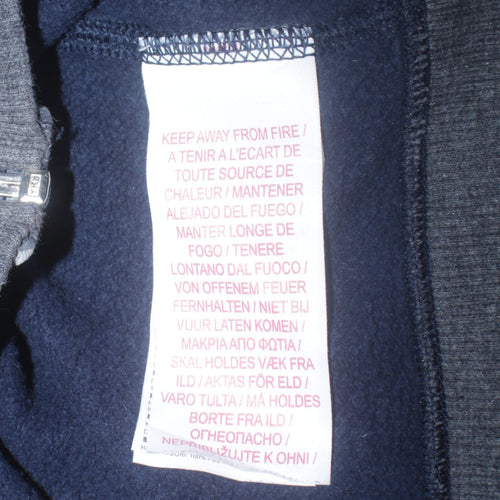 Nike Boys Blue Full Zip Hoodie XL 13-15 Years Just Do It Logo Fleece