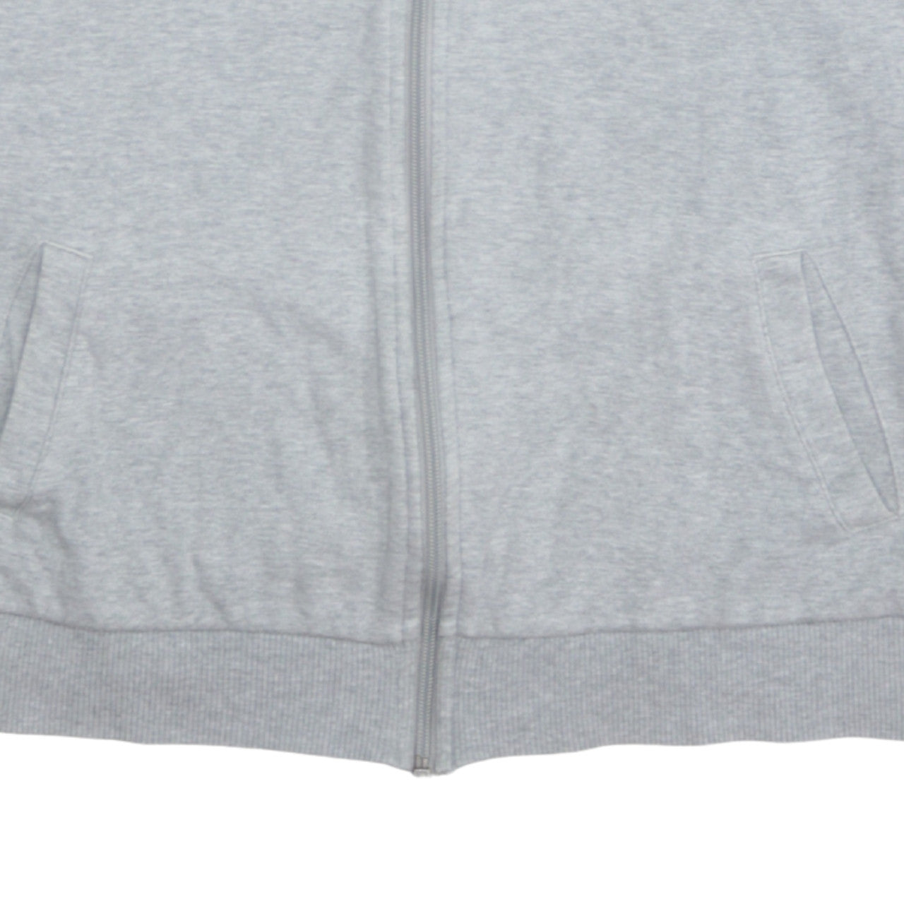 Puma Women Grey Full Zip Hoodie XL Cotton Sequin Detail
