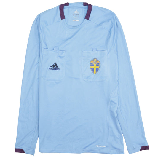 Adidas Men’s Blue Sweden Football Long Sleeve Jersey M