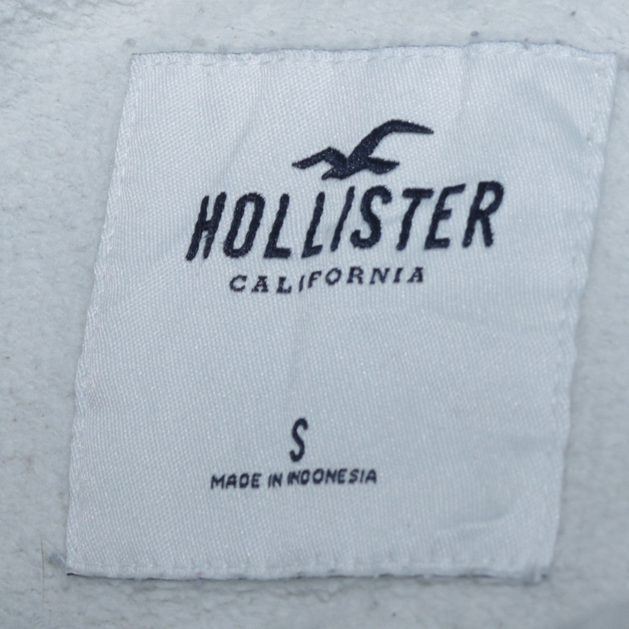 Hollister Womens Light Grey Hoodie Small Pullover Cotton Blend