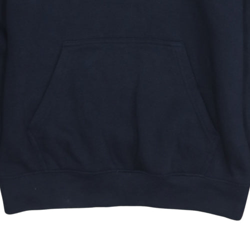 Champion Men's Blue XS Pullover Hoodie with Logo