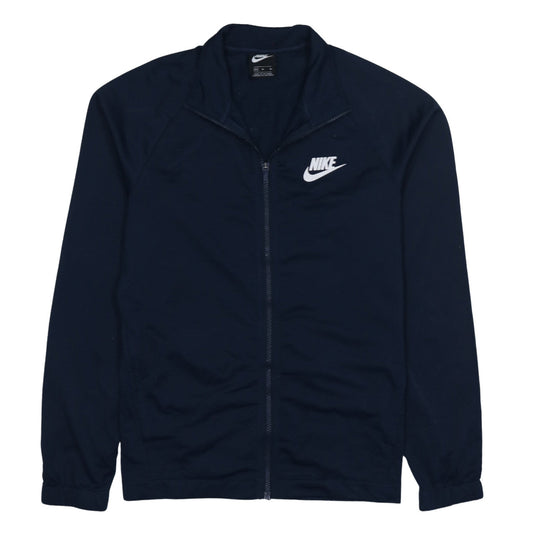 Nike Men's Blue Track Jacket M Regular Fit Full Zip Polyester