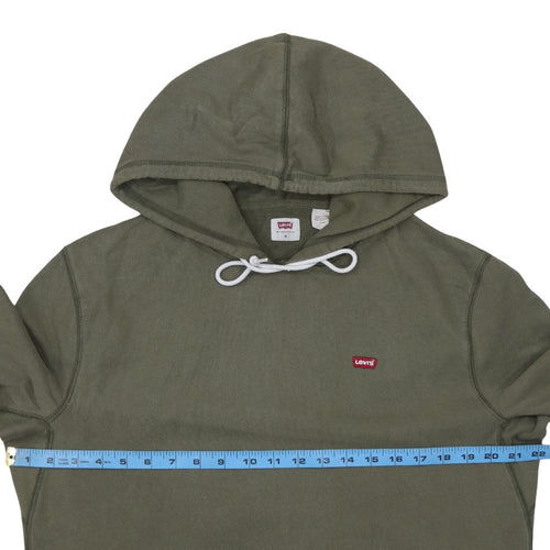 Levi's Men's Green Pullover Hoodie M Casual Cotton Sweatshirt