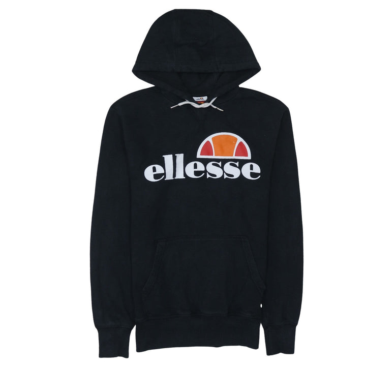 Ellesse Women's Black Pullover Hoodie UK 8 Casual Sportswear