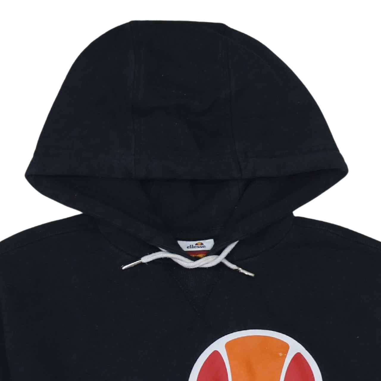 Ellesse Women's Black Pullover Hoodie UK 8 Casual Sportswear
