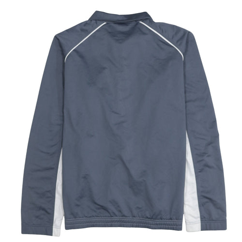 Nike Men's Grey Track Jacket XL Regular Fit Full Zip Activewear