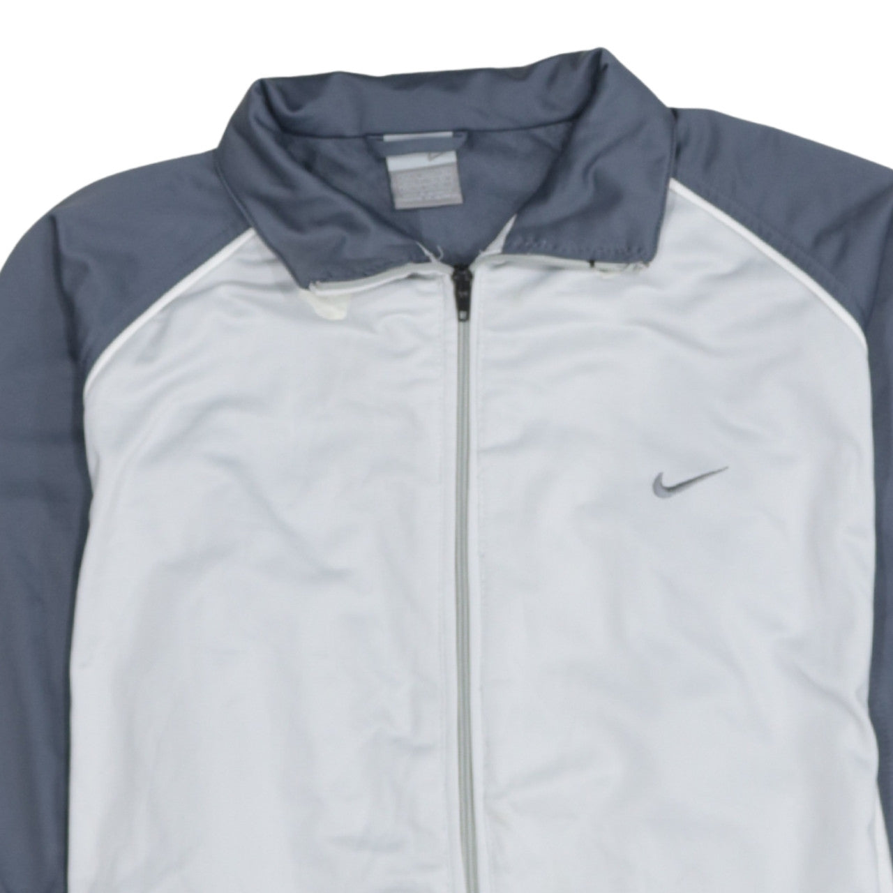 Nike Men's Grey Track Jacket XL Regular Fit Full Zip Activewear