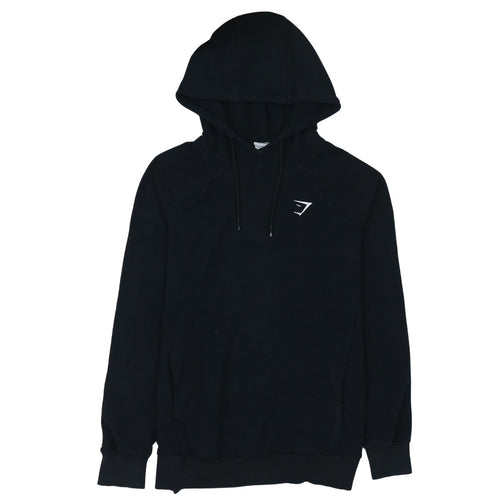 Gymshark Women's Black Pullover Hoodie Size S Polyester Cotton Blend